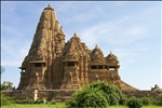 Temple at Khajuraho, Madhya Pradesh, India